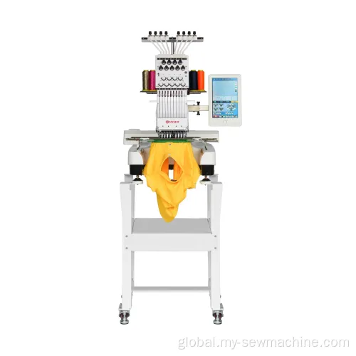 Single Head Commercial Embroidery Machine Single Head 9 Needles Computerized Embroidery Machine Manufactory